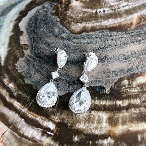 Nadri Cubic Zirconia Drop Earrings